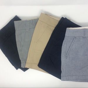 J Crew Chino Short Bundle Size 2 (5 pairs)